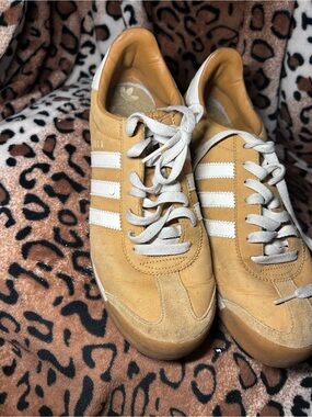 adidas gazelle silver green womens Cloud Leopard Camel White 38 main image 1